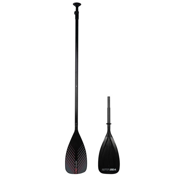 ExtaSea 2-in-1 SUP Fiberglaspaddel Paddelkombination Doppelpaddel Red 4 ExtaSea 2-in-1 SUP Fiberglaspaddel Paddelkombination Doppelpaddel Red – Bild 4