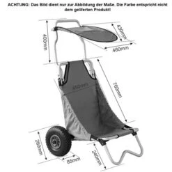 ExtaSea Beach Transportwagen Mit Sonnendach 8 ExtaSea Beach Transportwagen Mit Sonnendach -GUMOTEX Verkaufsgeschäft extasea beach transportwagen mit sonnendach 3