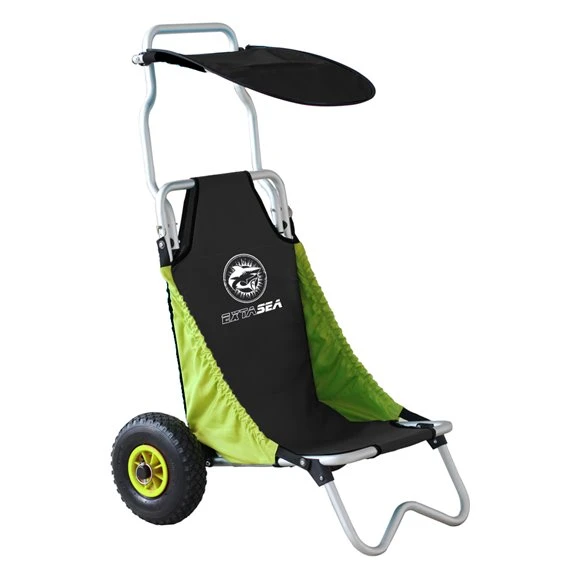 ExtaSea Beach Transportwagen Mit Sonnendach 1 ExtaSea Beach Transportwagen Mit Sonnendach