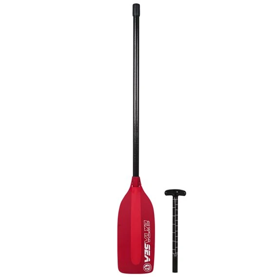 ExtaSea Carbon Kanu Stechpaddel Vario Professional Red 2 ExtaSea Carbon Kanu Stechpaddel Vario Professional Red – Bild 2
