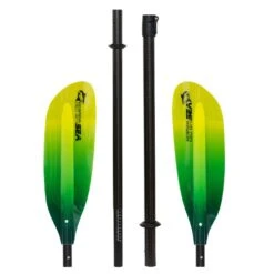 ExtaSea Pro Tour Carbon Vario Doppelpaddel | 220-240cm | 4-teilig | Lime-yellow