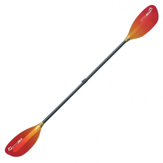 ExtaSea Pro-XL Carbon Vario Doppelpaddel | 220-240cm | 4-teilig | Red-yellow 3 ExtaSea Pro-XL Carbon Vario Doppelpaddel | 220-240cm | 4-teilig | Red-yellow – Bild 3