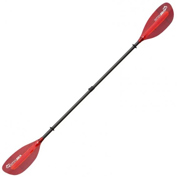 ExtaSea Pro-XL Carbon Vario Doppelpaddel | 220-240cm | 2-teilig | Red 2 ExtaSea Pro-XL Carbon Vario Doppelpaddel | 220-240cm | 2-teilig | Red – Bild 2