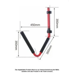 ExtaSea Schwenkbare Kajak Wandhalterung Black -GUMOTEX Verkaufsgeschäft extasea schwenkbare kajak wandhalterung black 2