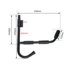 ExtaSea Schwenkbare Kajak Wandhalterung Mit Paddelhalter -GUMOTEX Verkaufsgeschäft extasea schwenkbare kajak wandhalterung mit paddelhalter 4