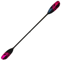 ExtaSea Tour Vario Fiberglas Doppelpaddel | 220-230cm | 2-teilig | Schwarz-pink
